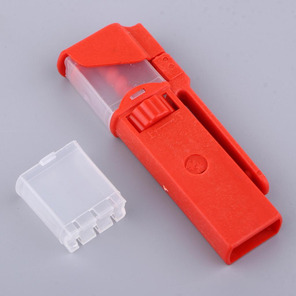 5pcs Lightweight ABS Live Bloodworm Clip Baits Clip Fishing Bait Bander Tool