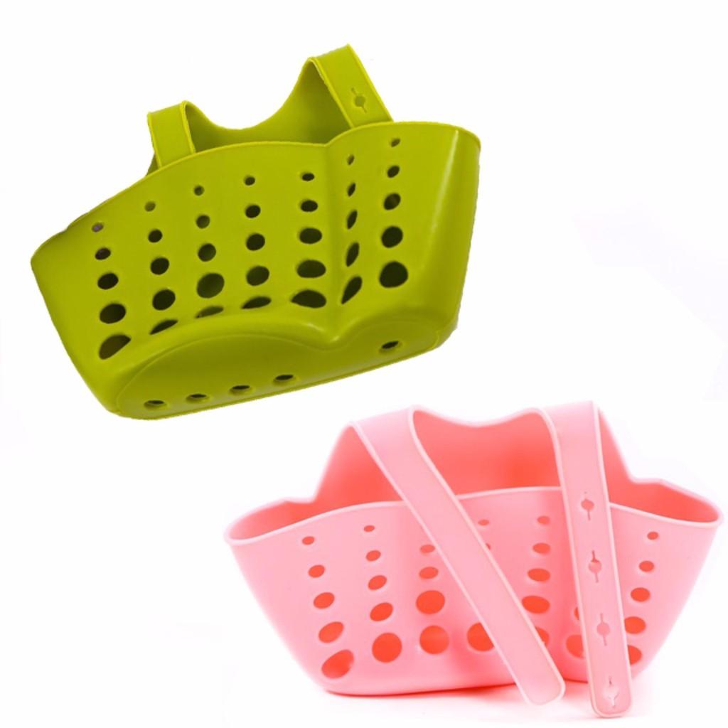 Giỏ đựng dụng cụ rửa bát treo bồn rửa giúp khô ráo sạch sẽ