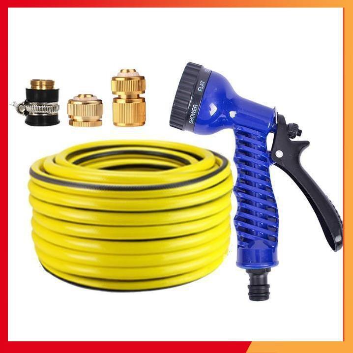 Bộ dây tăng áp 3 lần vòi xịt nước rửa xe, tưới cây loại 3-5m 206843