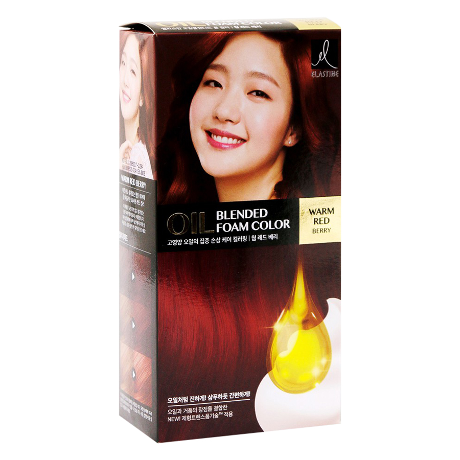 Gội Nhuộm Elastine Warm Red Berry (113g) (Đỏ Dâu)