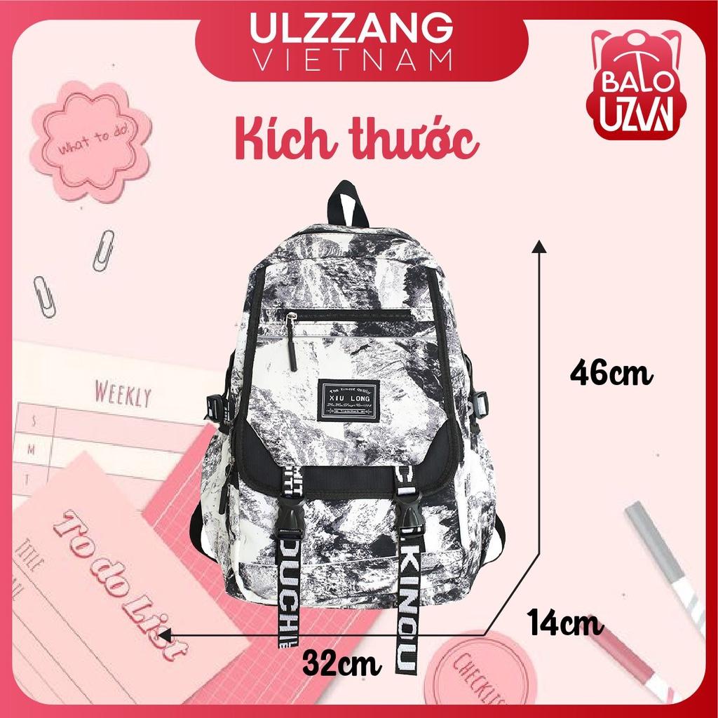 Balo đi học nam nữ ulzzang thời trang Hàn Quốc, cặp sách unisex đẹp đựng laptop hàng cao cấp