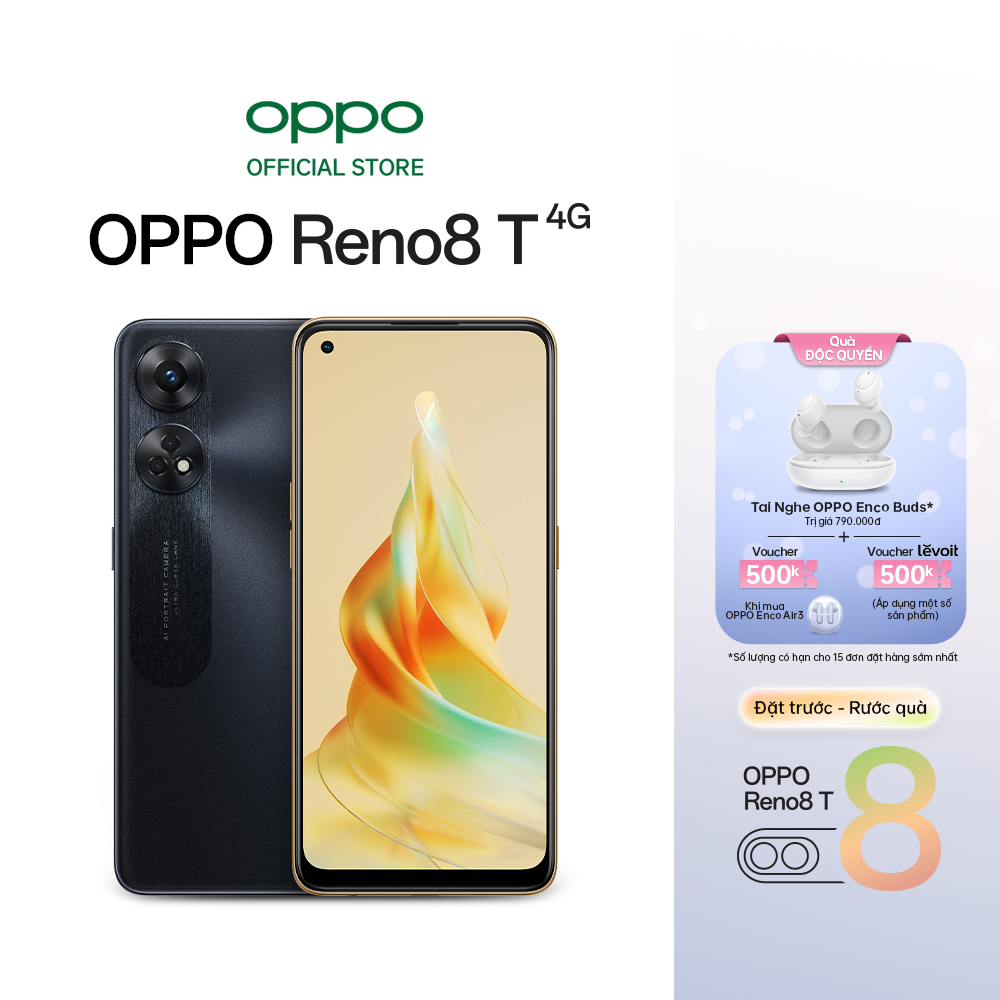 Điện thoại OPPO Reno8T 4G - Hàng chính hãng