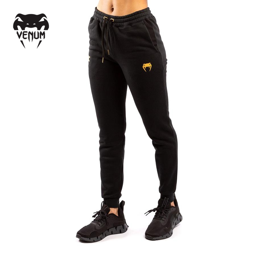 Quần jogger thể thao nữ Venum UFC FIGHT NIGHT - BLACK/GOLD - VNMUFC-00071-126