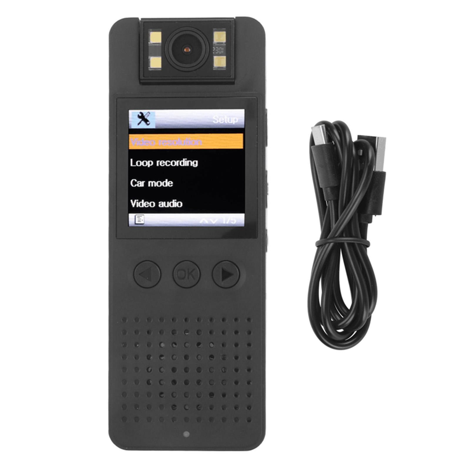 Body Camera Video 1080P 1.4 inch Screen Photo Function