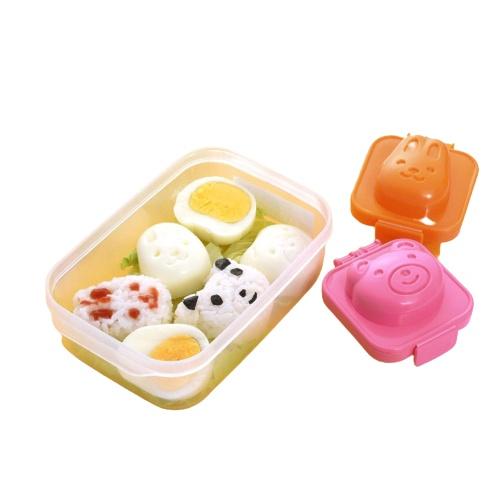 Bộ 6 Khuôn cơm bento - Khuôn tạo hình cơm trứng bánh cho bé ăn dặm kiểu nhật