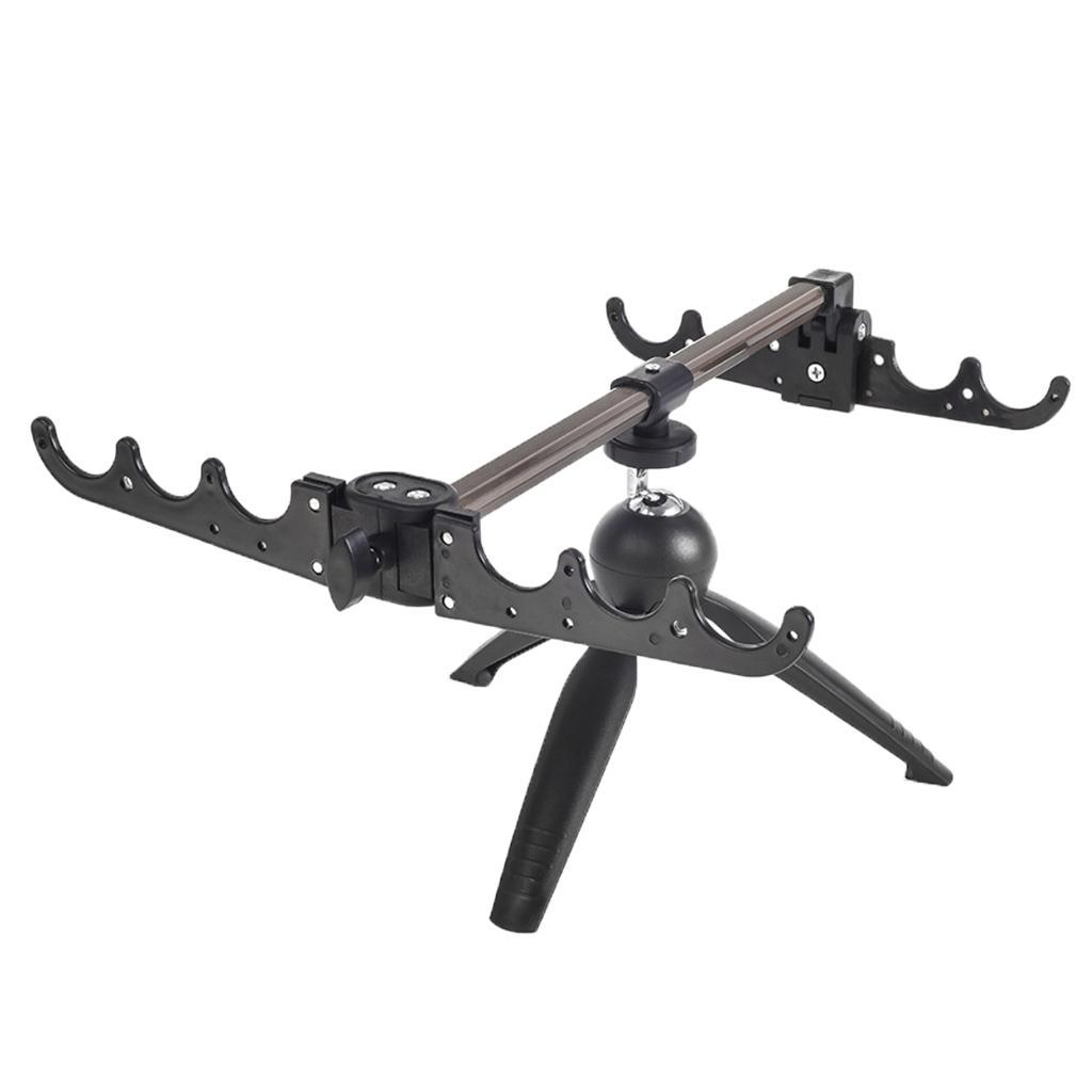 Portable Fishing Rod Holder Adjustable Lightweight Folding Ice Pole Mount