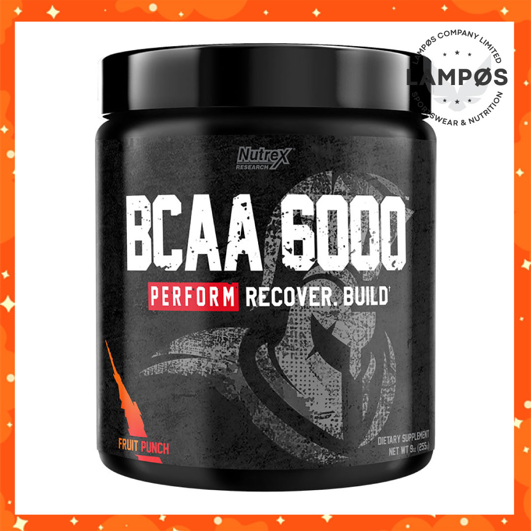 BCAA 6000 Nutrex, Hỗ trợ phục hồi và xây dựng cơ bắp tối ưu (30 lần dùng)