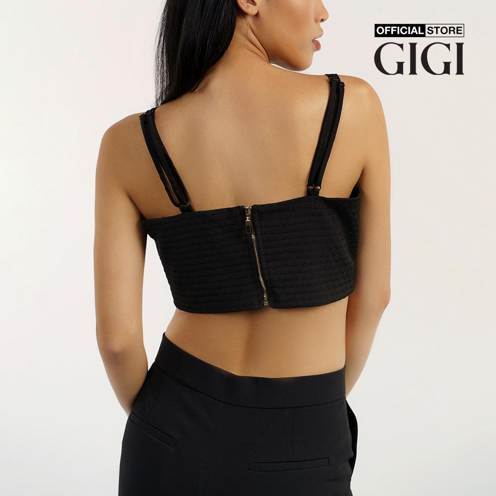 GIGI - Áo croptop nữ giả hai lớp thời trang G1207T221245