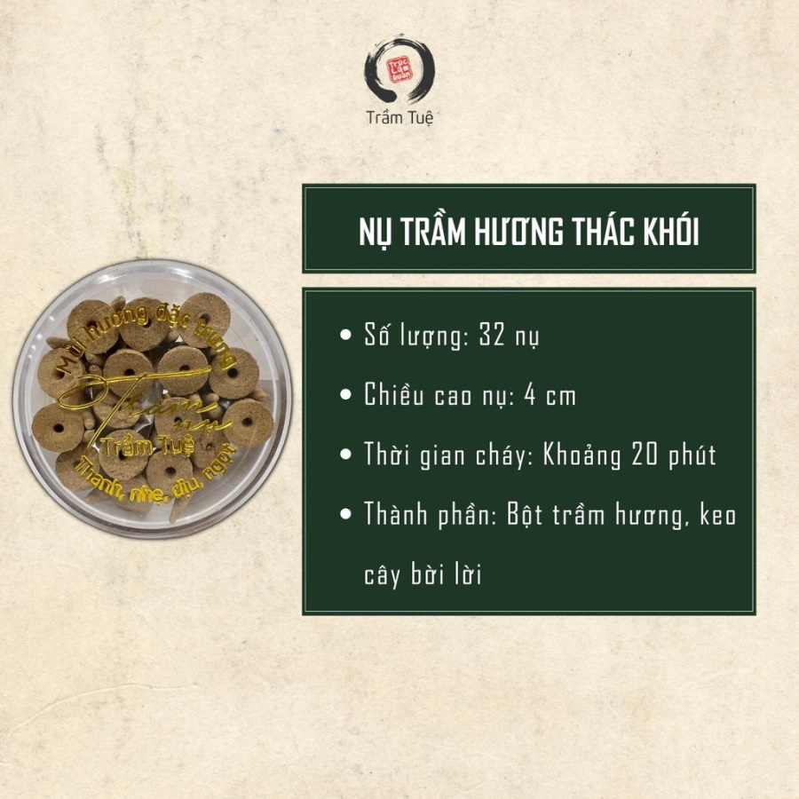 Nụ trầm Trầm Tuệ khói ngược