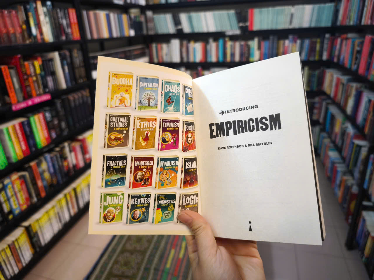 Sách - Introducing Empiricism A Graphic Guide by Dave Robinson - Philosophy /Nonfiction/ Science in English