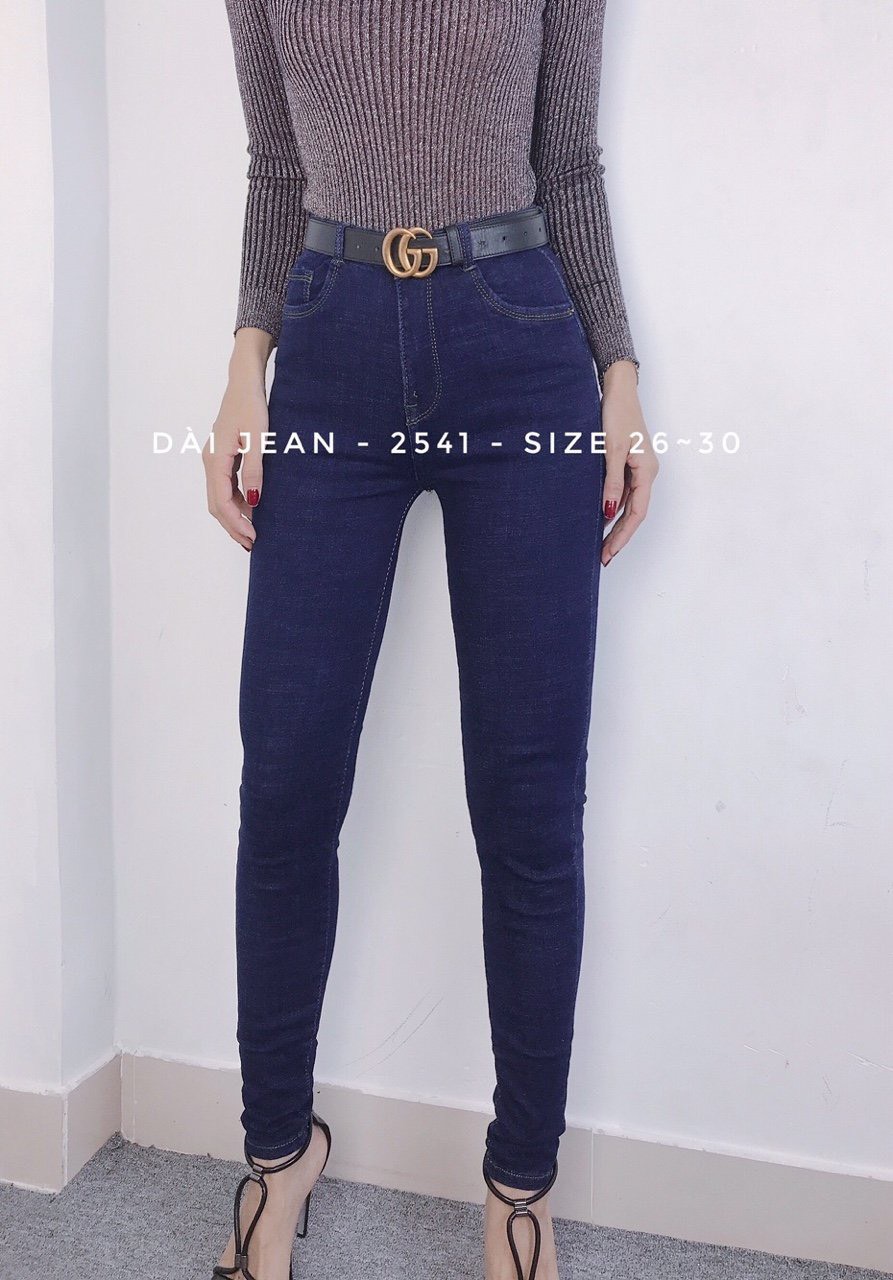 [ SIZE ĐẠI 60kg~90kg] Quần jean dài xanh đậm big size co dãn mạnh