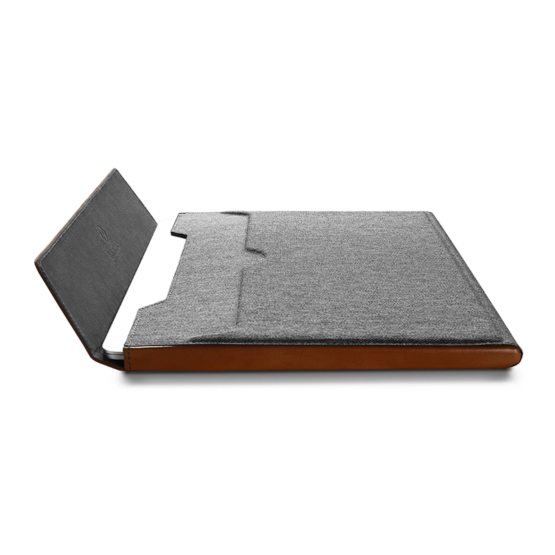 Túi chống sốc chính hãng TOMTOC (USA) Premium Leather - H15-E02 cho Macbook Pro 15 inch/Retina