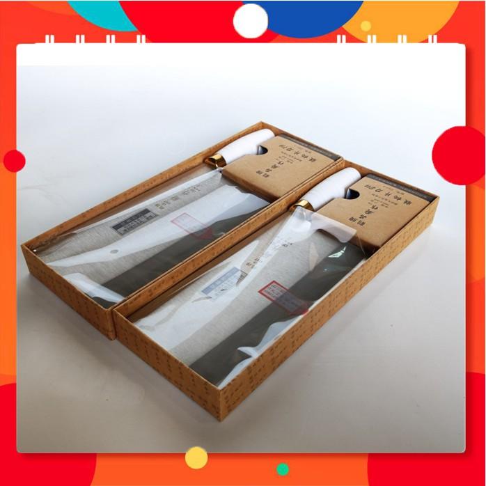 Dao chặt cao cấp cán nhựa trắng chuyên dùng nhà hàng, dùng để chặt xương, bằm thịt hàng nội địa trung bao bền.