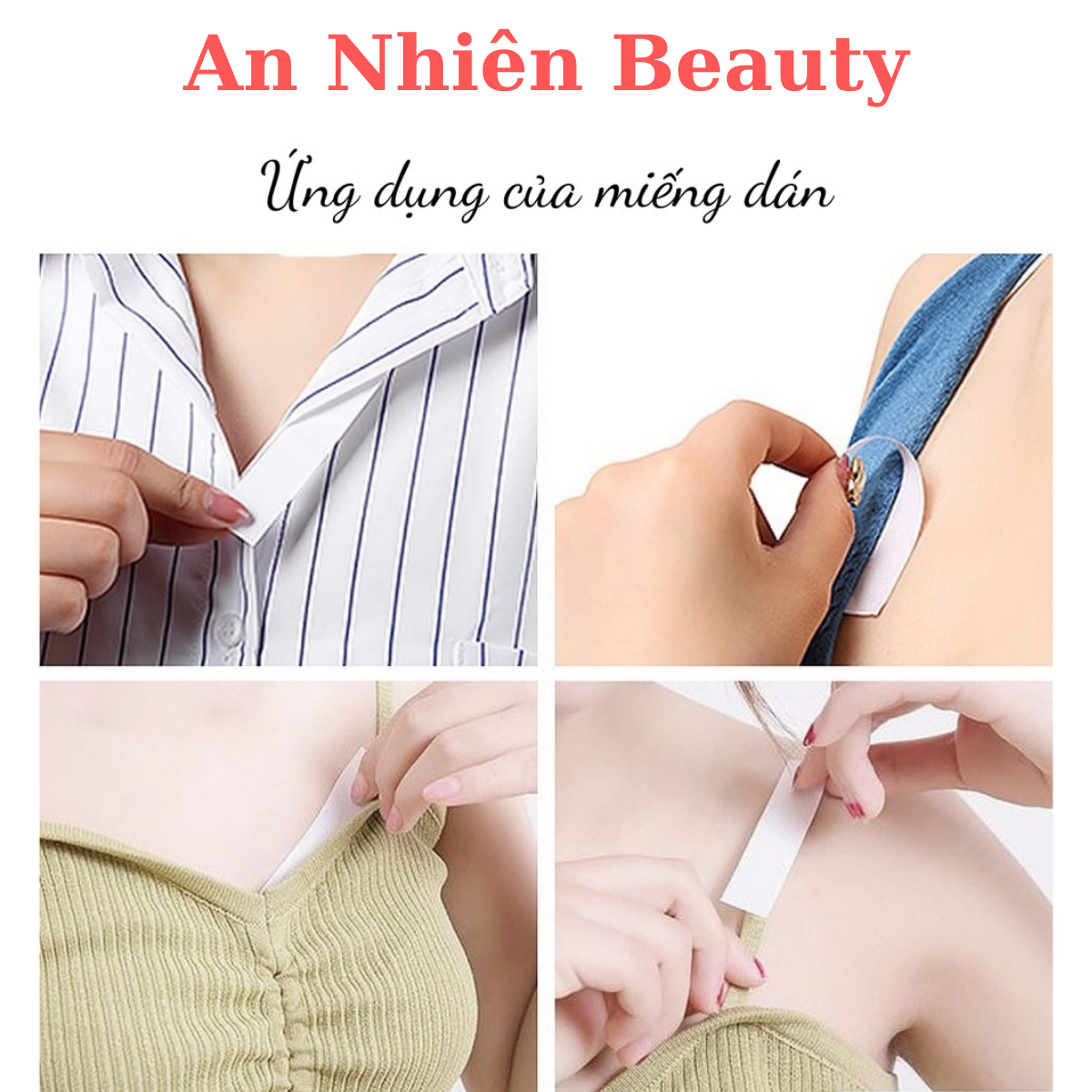 36 Miếng dán cố định quần áo,băng dính thời trang chống hở áo váy sơ mi trong suốt tiện lợi