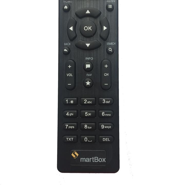 Remote điều khiển đầu thu VNPT SMARTBOX SMART BOX sử dụng 2 viên pin AA phím bấm mềm êm tay - Hàng nhập khẩu