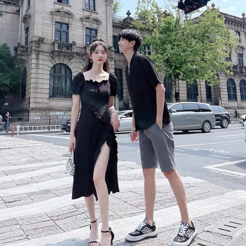 Set váy áo đôi nam nữ bán chạy