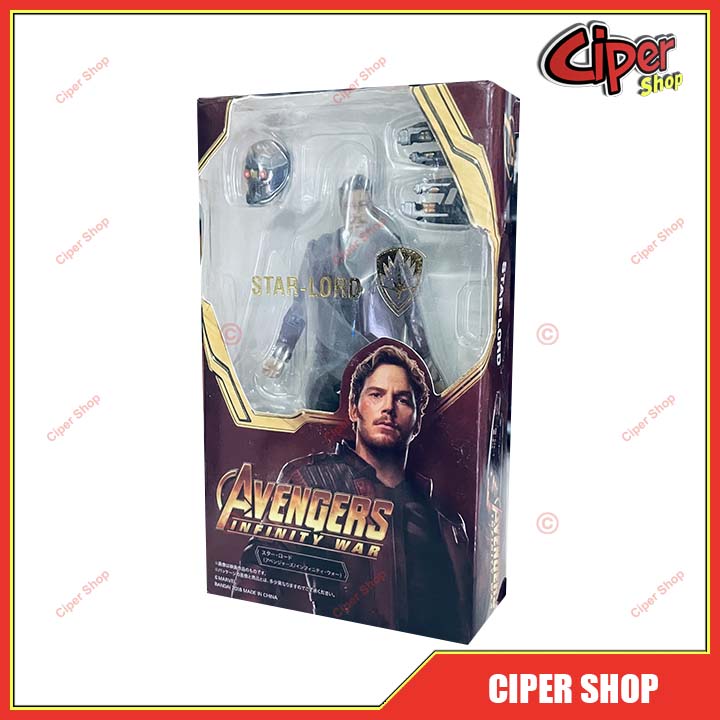 Mô hình Star Lord SHF Khớp - Mô hình Siêu Anh Hùng - Figure Action Star Lord