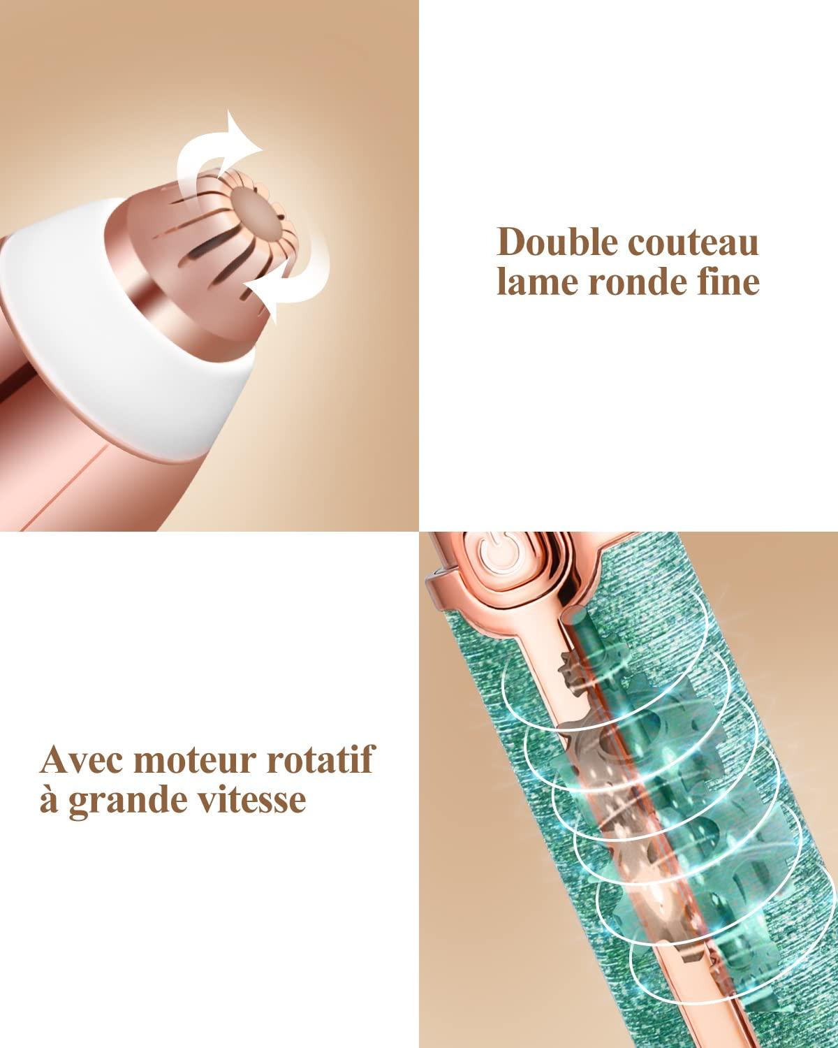 Capper lông mày của phụ nữ, máy cắt lông mày, dao cạo điện cho phụ nữ, máy trang trí lông mày có thể sạc