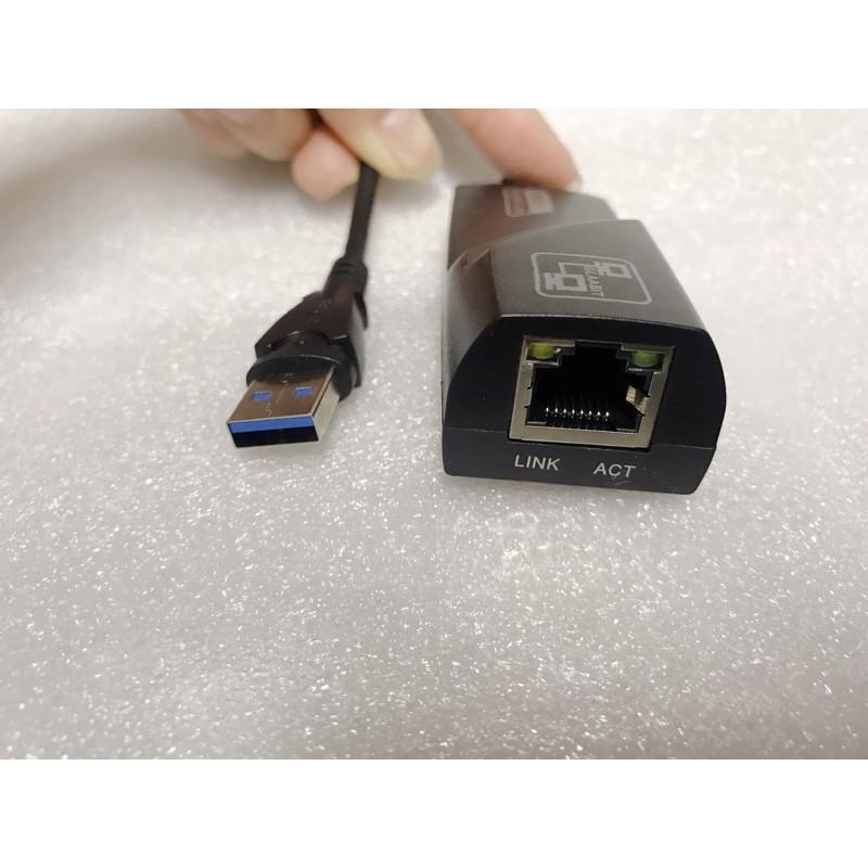 Cáp Chuyển Đổi USB 3.0 To Lan 10-100-1000 Mbps Gigabit - USB Sang Lan - Dây chuyển đổi USB 3.0 sang cổng mạng lan RJ45