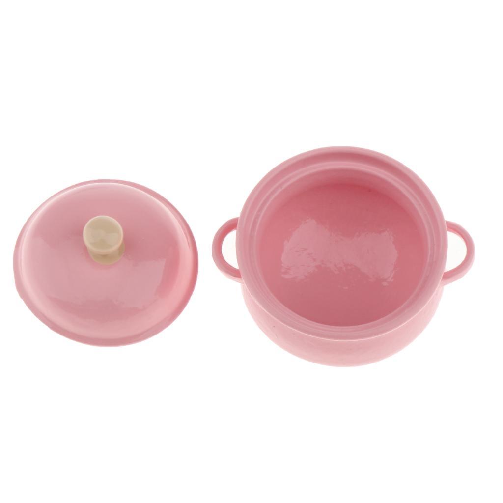 Mini Pots - Miniature Dollhouse 1:12 Soup Pot Dolls Kitchen Decor Accessories