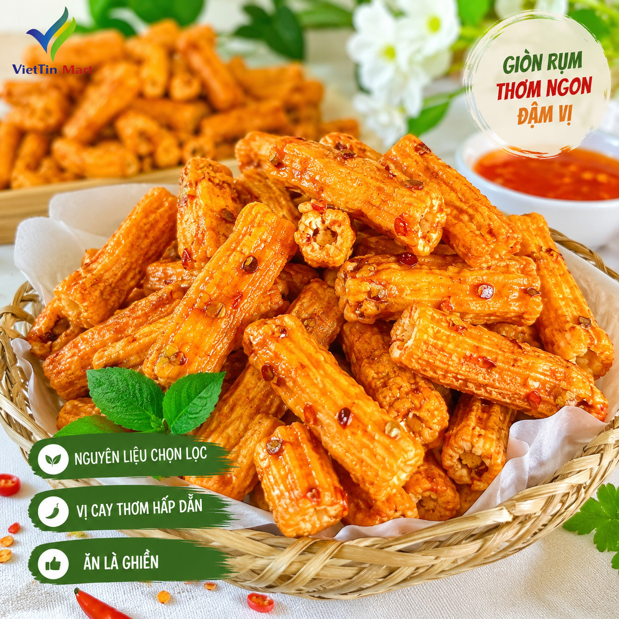 Nui Rim Mắm Kẹo 500g VietTin Mart