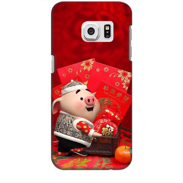 Ốp lưng dành cho điện thoại  SAMSUNG GALAXY S7 Heo Lì Xì
