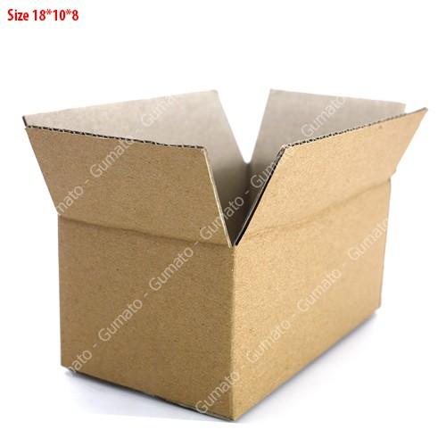 Hộp giấy P38 size 18x10x8 cm, thùng carton gói hàng Everest