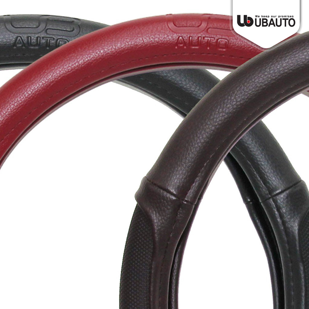 Bọc vô lăng xe ô tô da PU cao cấp chính hãng giá tốt UBAUTO phù hợp các dòng xe có vô lăng 36-38cm
