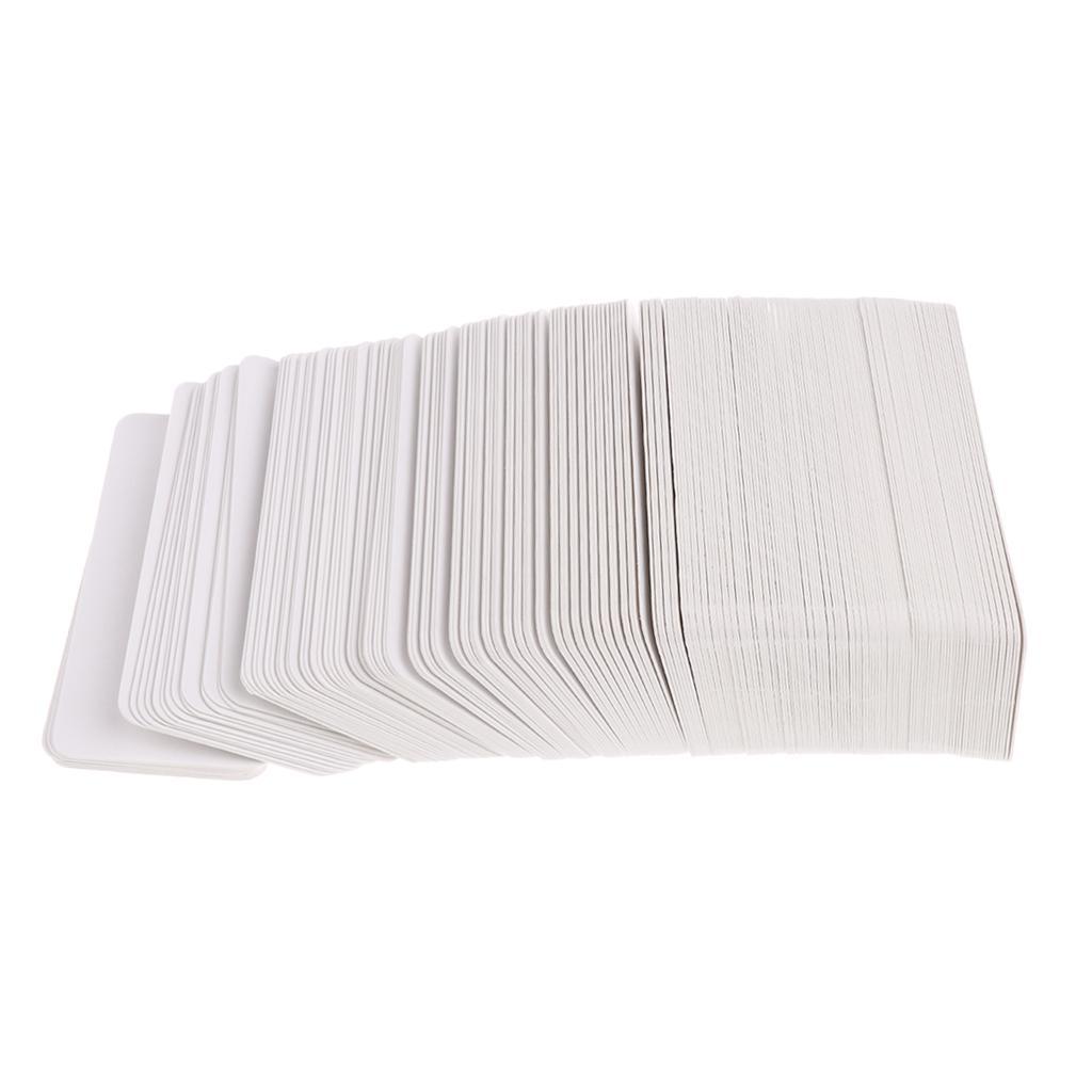 Pack of 200 Blank Clothing Hang Tag Gift Label Card for Business and Domestic