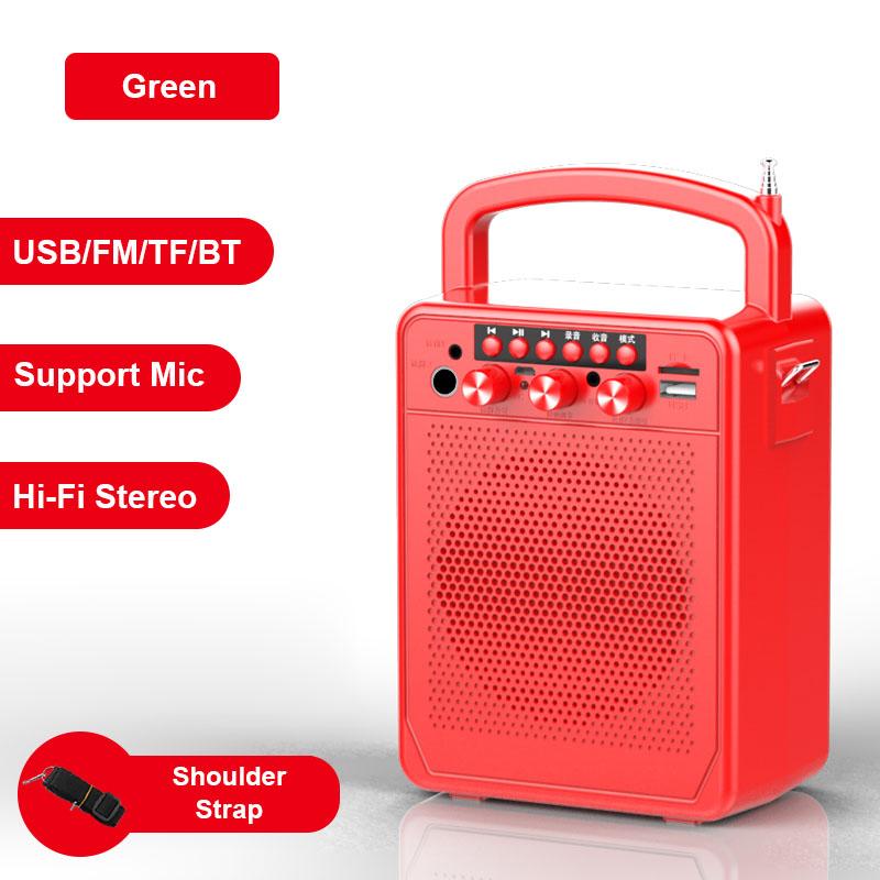 Loa bluetooth di động karaoke fm bass bass boombox loa USB không thấm nước hỗ trợ aux âm nhạc phụ loa loa loa