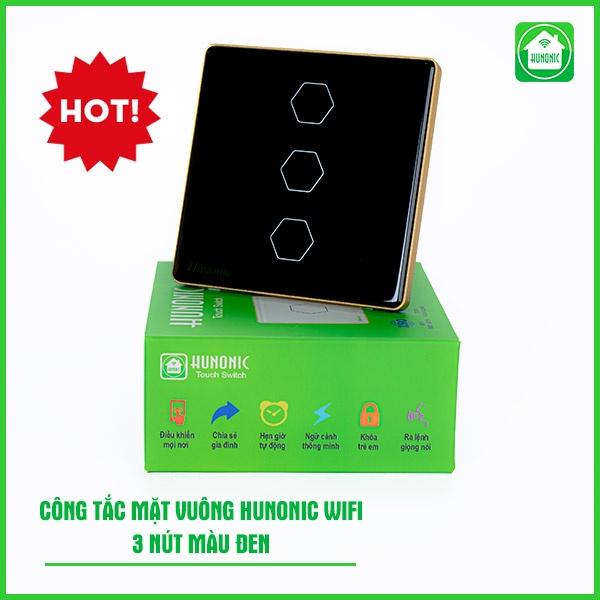 Công Tắc Hunonic Wifi Mặt Vuông [Hàng Chính Hãng