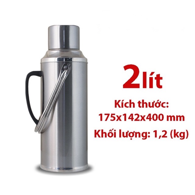 Bình thủy truyền thống RD - 2035 ST2, 2lít, vỏ inox