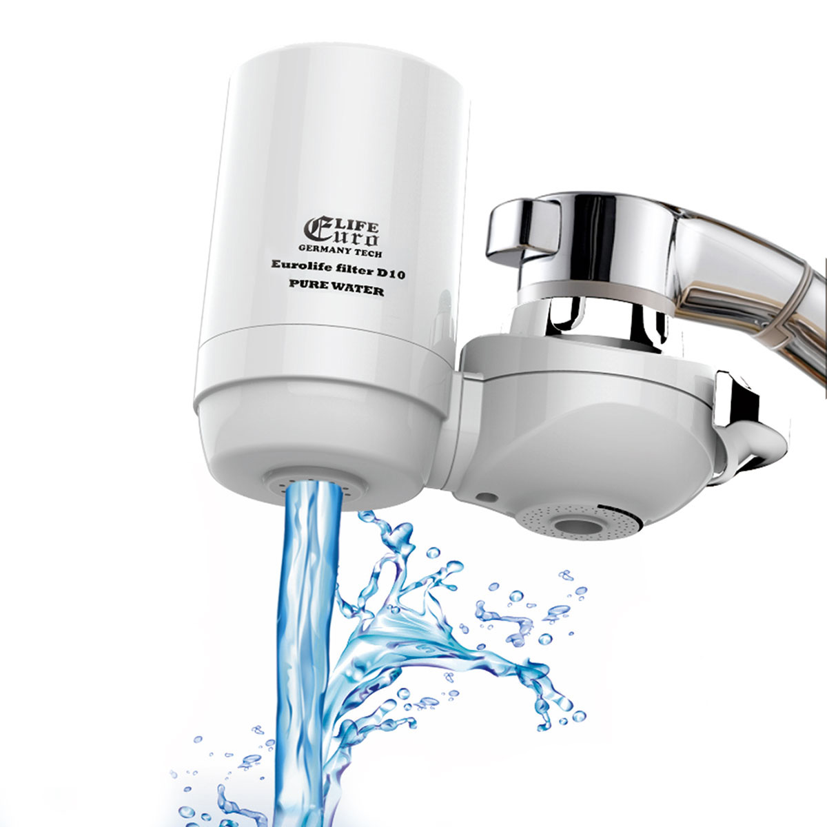 Đầu Lọc Nước Trực Tiếp Tại Vòi Eurolife EL-LS-D10 - Hàng Chính Hãng