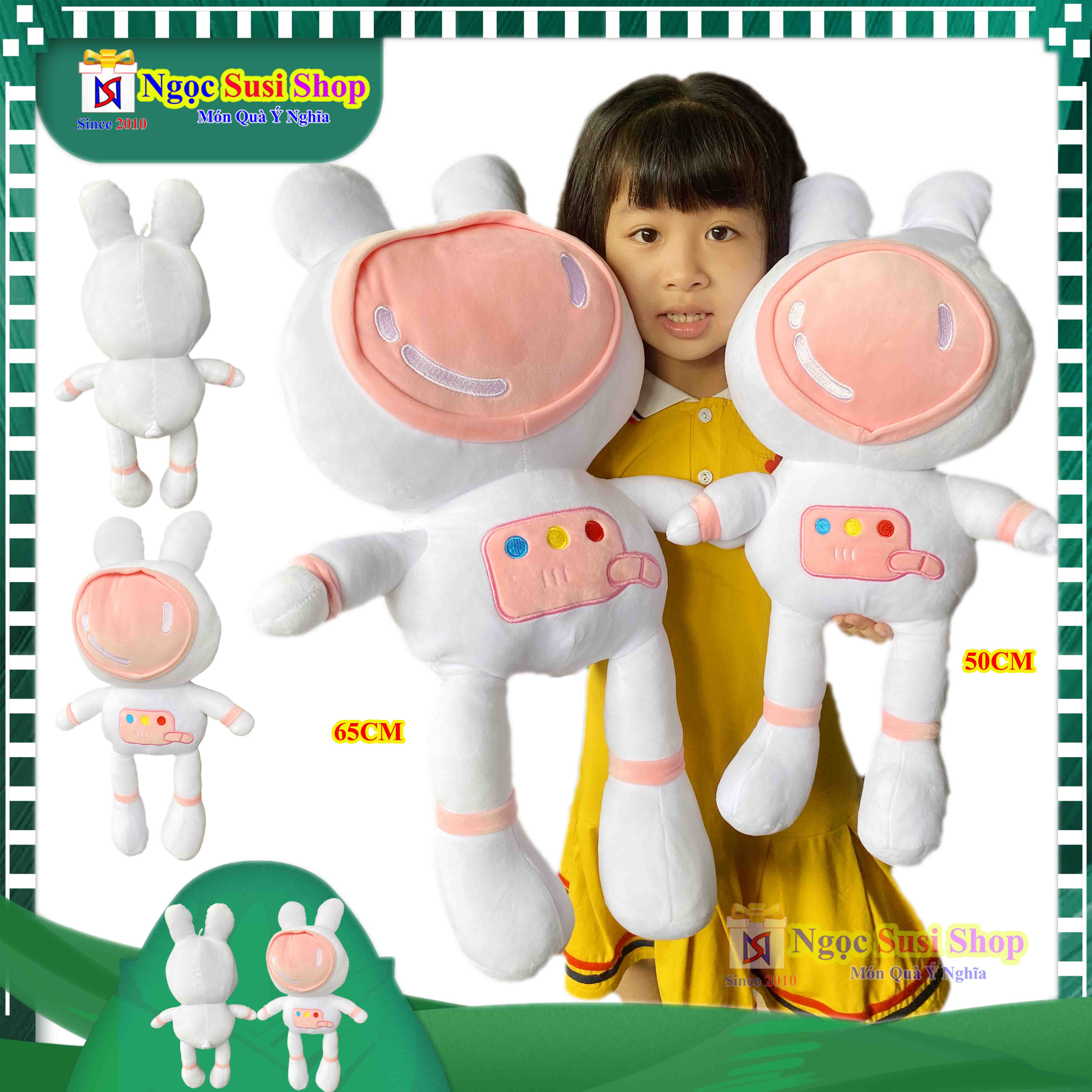 THÚ BÔNG THỎ PHI HÀNH GIA , THỎ PHI CÔNG CHO BÉ RẤT ĐẸP - GẤU BÔNG CHO BÉ