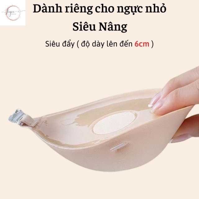 Áo Dán Nâng Độn Ngực Dày 6cm Áo Ngực Dán Tặng Kèm Dây Trong_LN322
