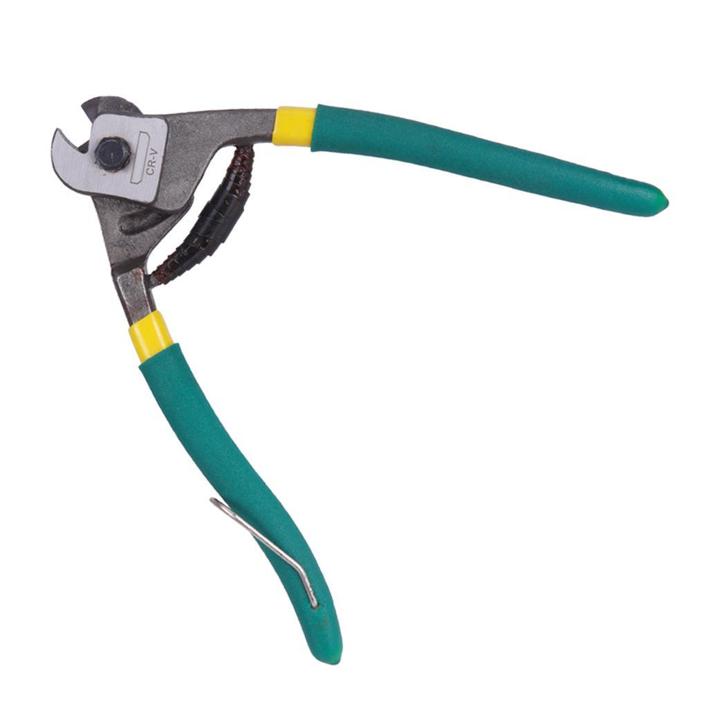 Heavy-Duty Carbon Steel Wire Nipper Bike Brake Cable Cutter Line Clamp