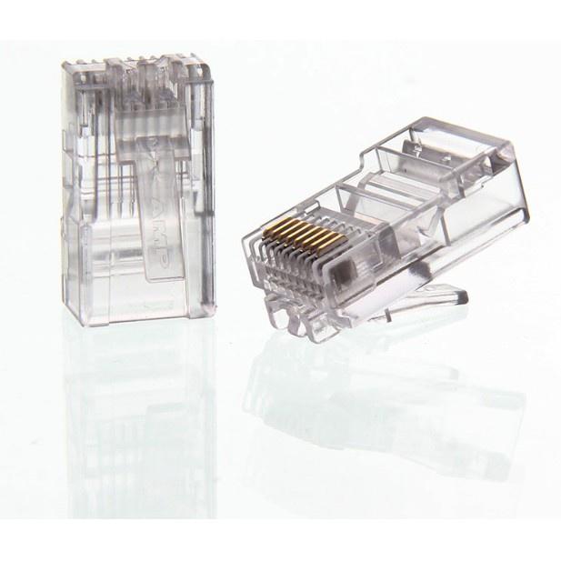 RJ45 100 Cái Hạt mạng, Đầu Bấm Mạng RJ45, (100 cái/ Túi)