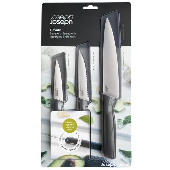 Bộ dao 3 món cao cấp Joseph Joseph 000726 - Elevate 3-piece Kitchen Knife Set