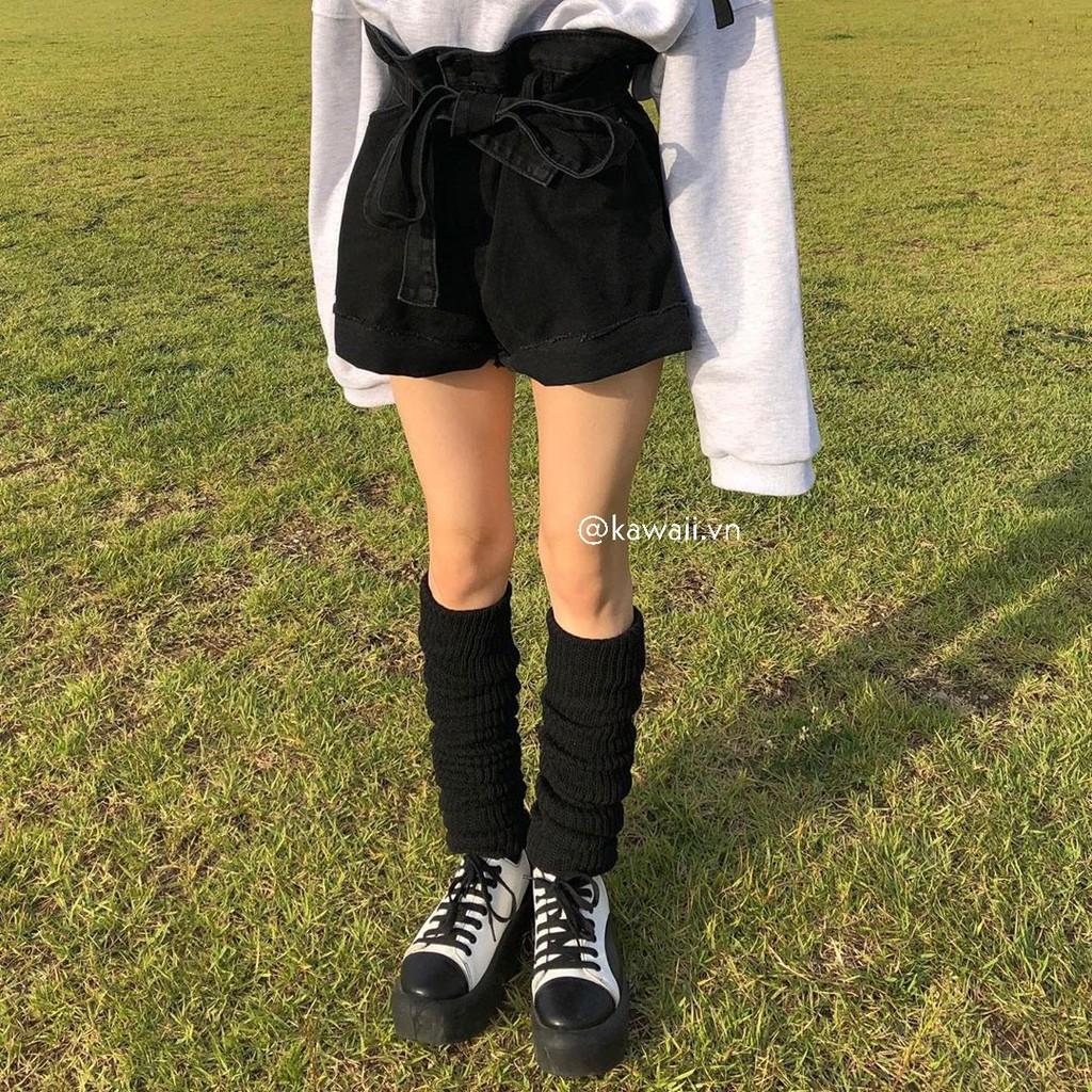 Long knit SOCKs - Vớ dài đến đầu gối phong cách Nhật Bản