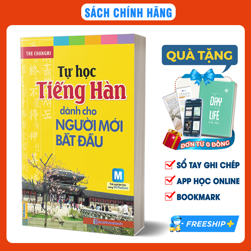 Sách Tự Học Tiếng Hàn Cho Người Mới Bắt Đầu - Học Kèm App Online