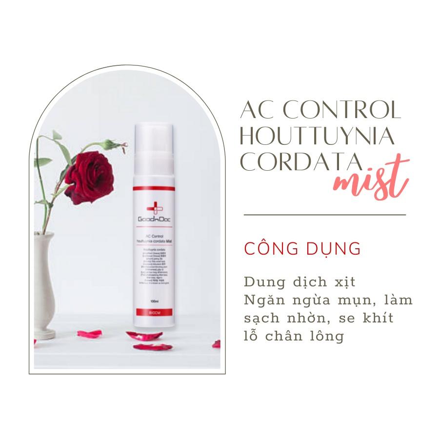 Dung Dịch Xịt Giảm Mụn (Vùng Lưng, Ngực) AC Control Houttuynia Cordata Mist GoodnDoc 100ml