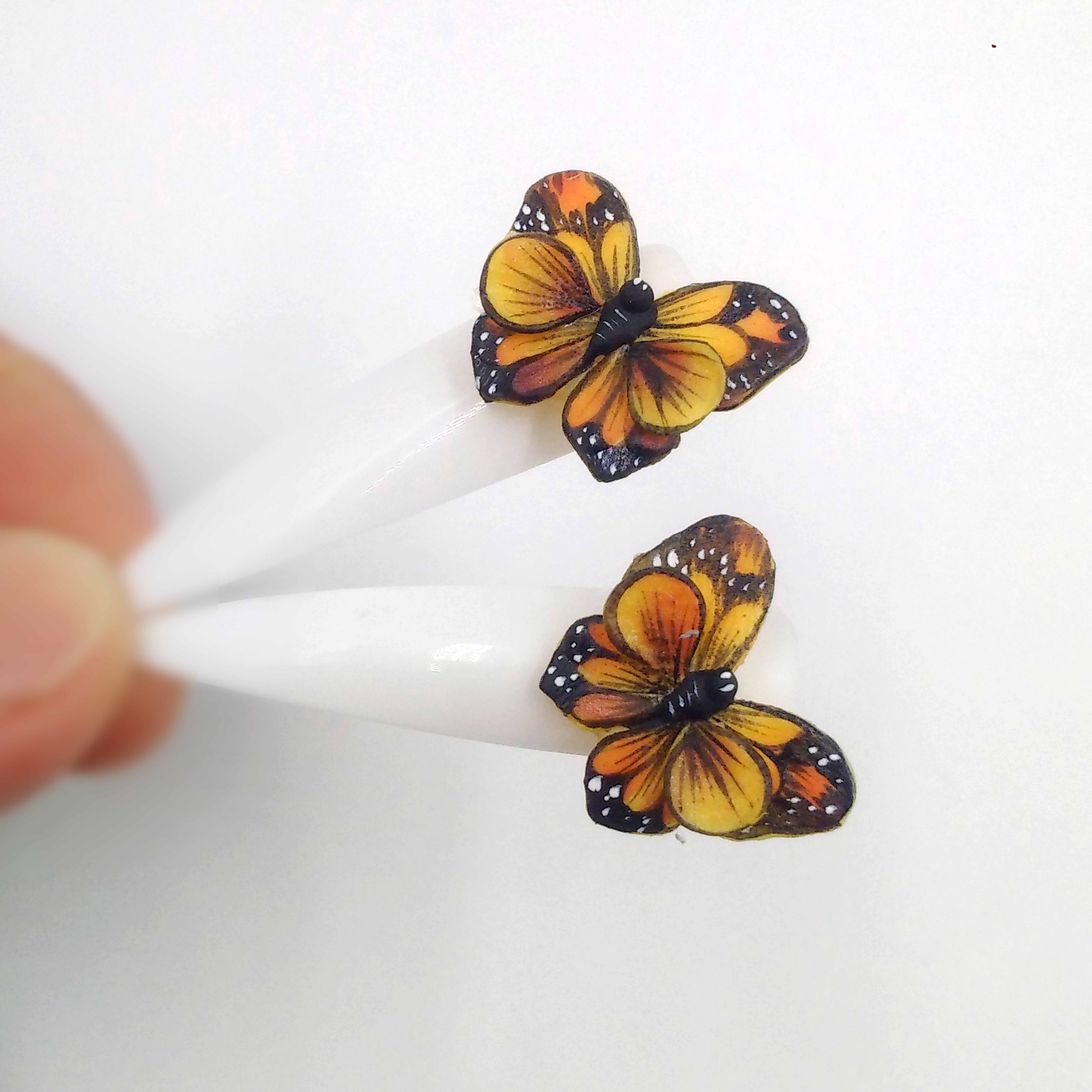 Sticker Dán Móng Bướm 3D Trang Trí Nail 7 Mẫu Đa Dạng Gắn Móng Hình Dáng