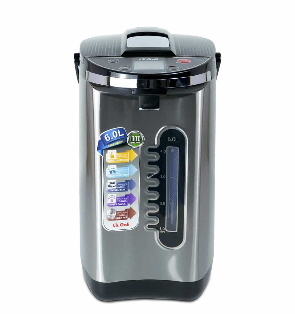 Bình Thuỷ Điện Gali GL-5060B Dung tích 6L nhỏ gọn, Thân bằng nhựa nguyên sinh cao cấp, lòng trong bằng Inox 304 dày chất lượng. Hàng chính hãng chất lượng cao bảo hành 24 tháng