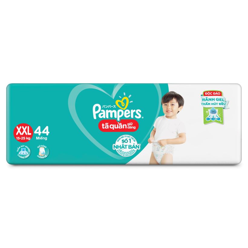 Tã-bỉm quần Pampers Demin 8 XXL44