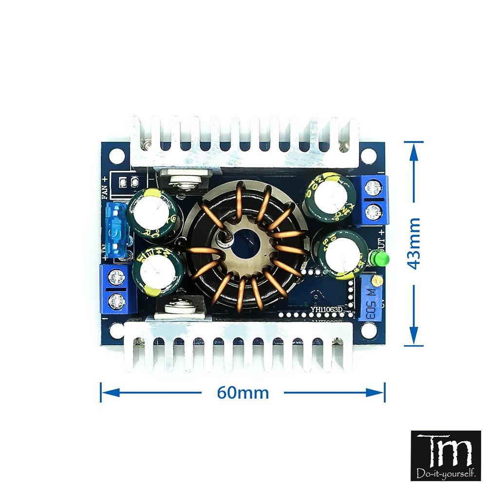 Mạch Tăng Áp DC DC 16A 150W Ra 9-46V