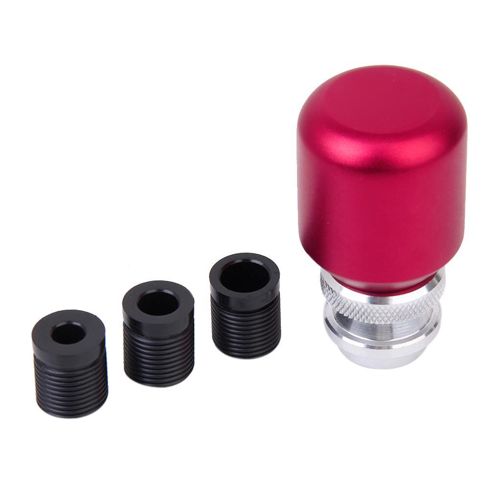 Universal Aluminum Alloy Car Gear Stick Knob - Rose Red