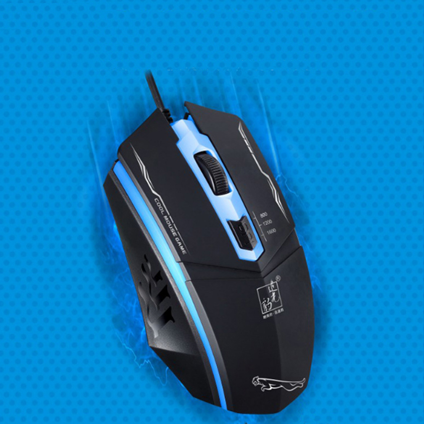 Chuột chơi Game có dây New4all Cool Mouse (Màu Ngẫu Nhiên) - Hàng Chính Hãng