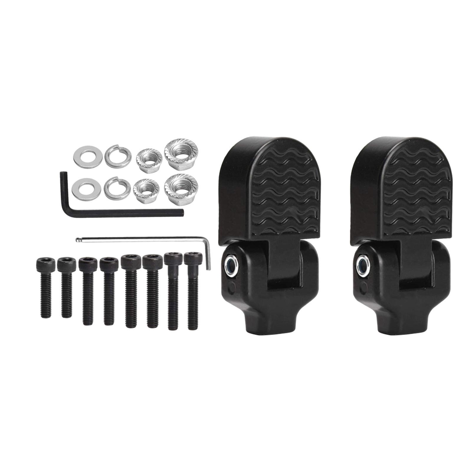 Rear Pedals Universal with Tool Foldable for Electric Mountain Bike