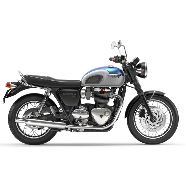 Xe Môtô Triumph Bonneville T120 - Xanh Trắng