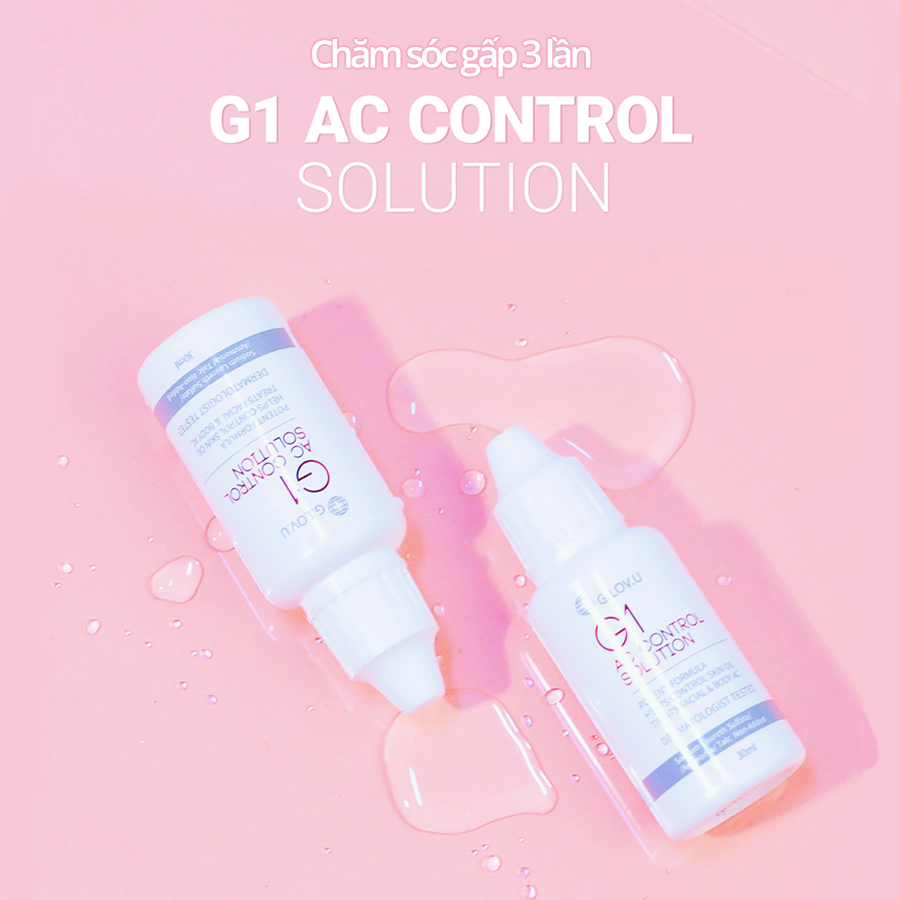 Tinh chất phục hồi da mụn GLOVU G1 AC Control Solution